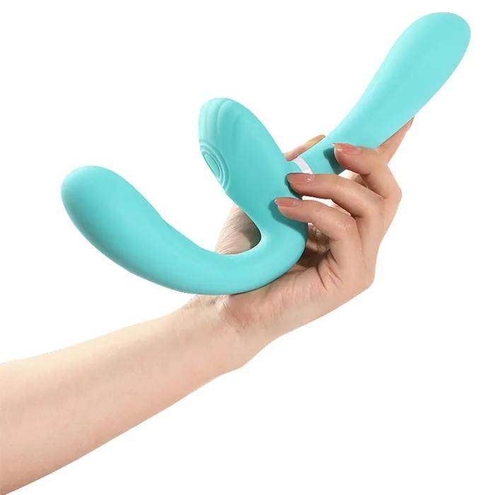 Arosum Female Sex Toys | Arosum Sapphi Detachable Strapless Strap-on Double G-Spot Vibrator