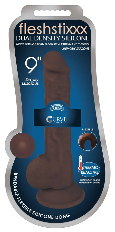 Thrusting and Vibrating 8 Inch Dildo | Fleshstixxx Dildos