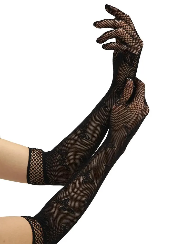 Baci Lingerie Couples | Butterfly Lace Opera Glove