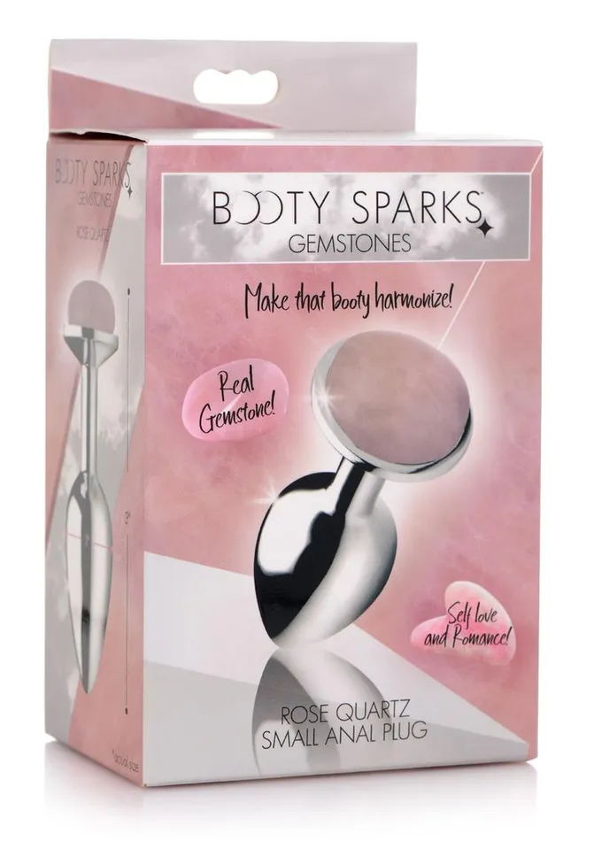 Booty Sparks Male Sex Toys | Booty Sparks Gemstones Rose Quartz Anal Plug