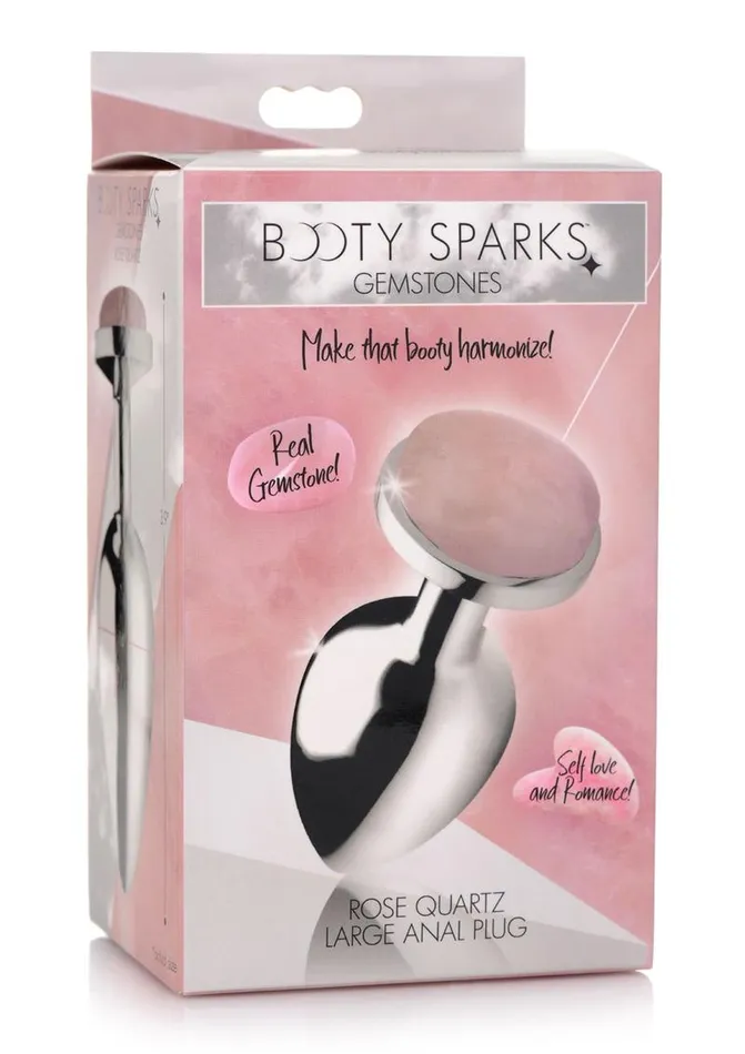 Booty Sparks Male Sex Toys | Booty Sparks Gemstones Rose Quartz Anal Plug