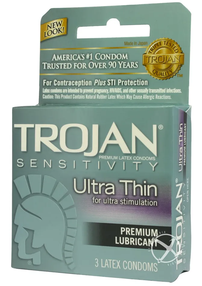 Trojan Ultra Thin 3`S | Paradise Marketing Services Pm Female Sex Toys