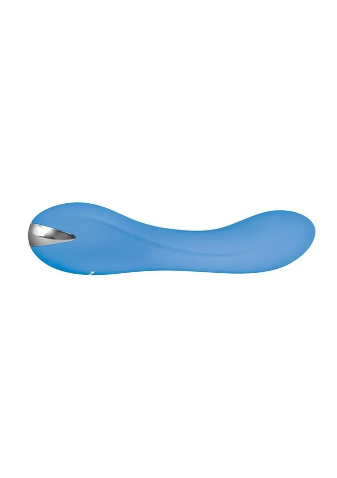Vibrators | Evolved Blue Crush Rechargeable Silicone Vibrator