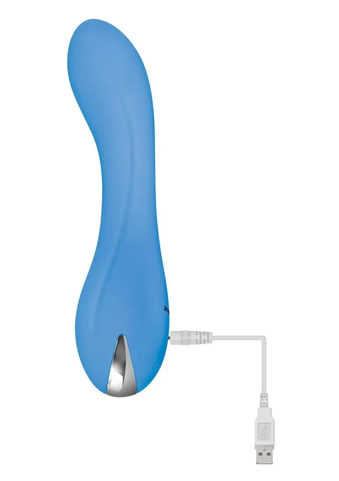 Vibrators | Evolved Blue Crush Rechargeable Silicone Vibrator