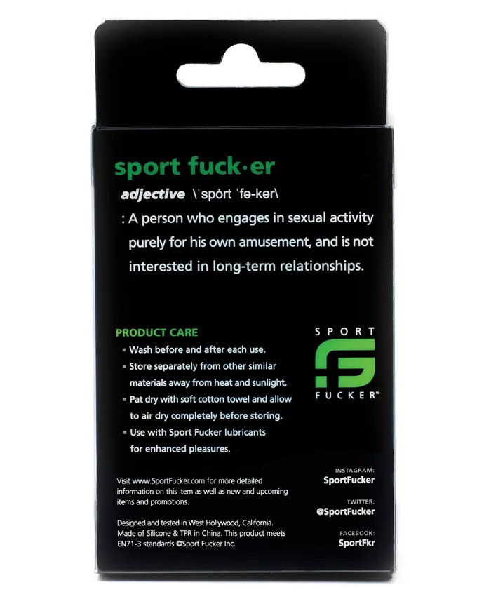 Sport Fucker Half Pipe - Clear | Sport Fucker Anal